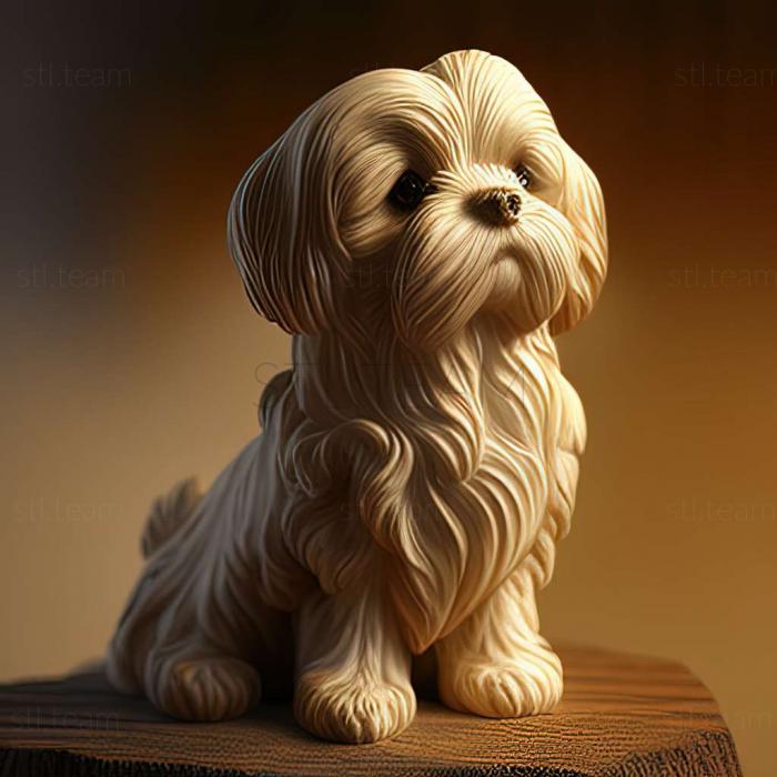 Maltese Lapdog dog